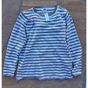 Urban Contenders Beige Striped Sweater Size Large NWT